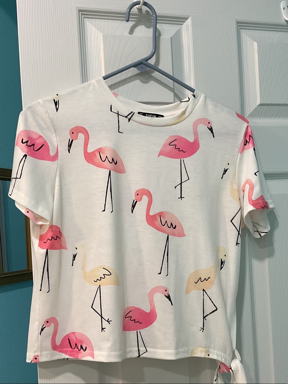 Ladies flaming print top